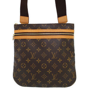 Louis Vuitton Monogram Leather Brown Pochette Bosphore Shoulder Bag